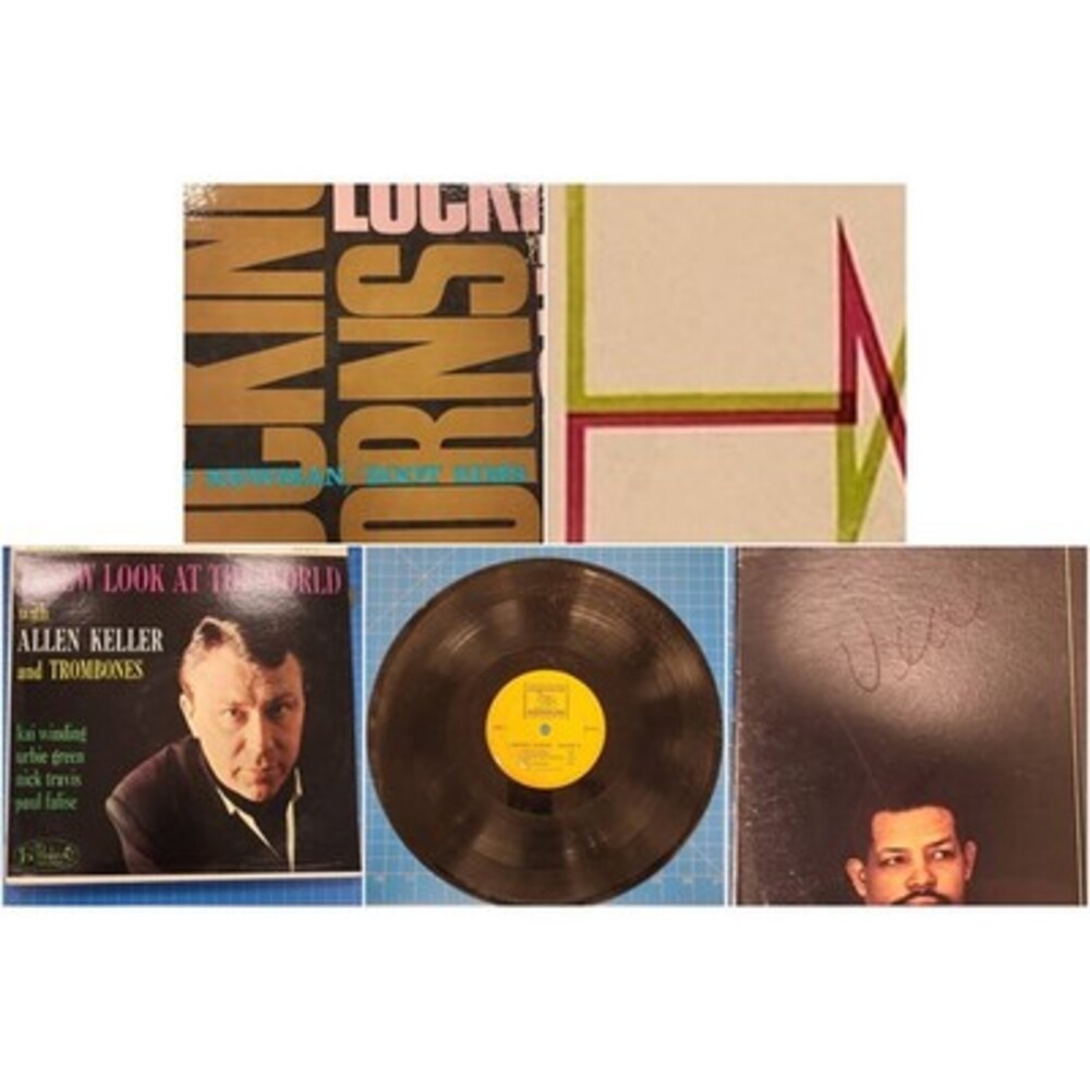 Lot of 5 Jazz Vinyl Records LP Cannonball Adderley Zoot Sims Trombone Birdland